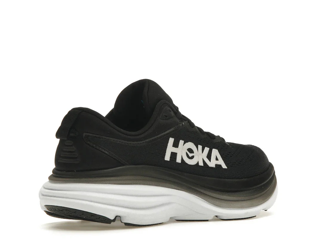 Hoka One One Bondi 8 Schwarz Weiß (Damen)