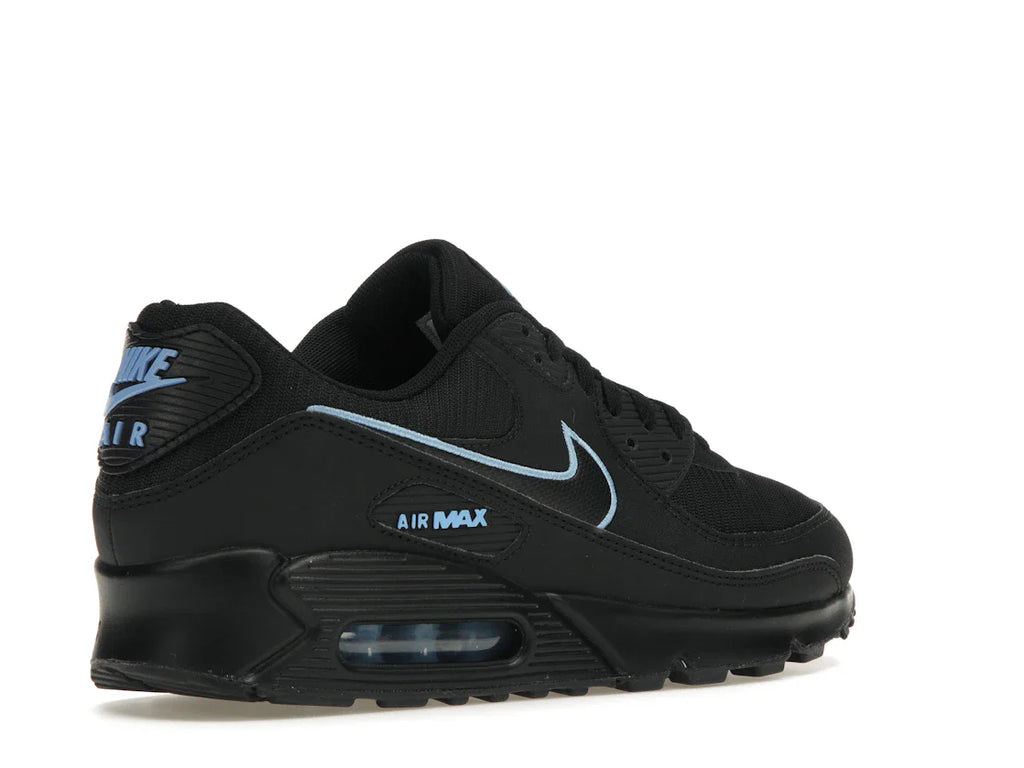 Nike Air Max 90 Schwarz Universitätsblau