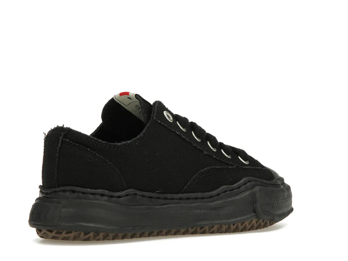 Maison Mihara Yasuhiro Peterson OG Sole Canvas Low Schwarz Schwarz
