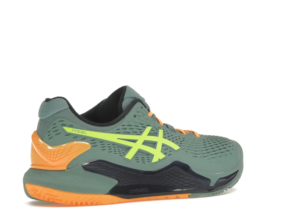 ASICS Gel-Resolution 9 Padel Celadon Sicherheitsgelb