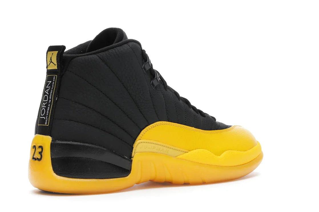 Jordan 12 Retro Schwarz Universitätsgold