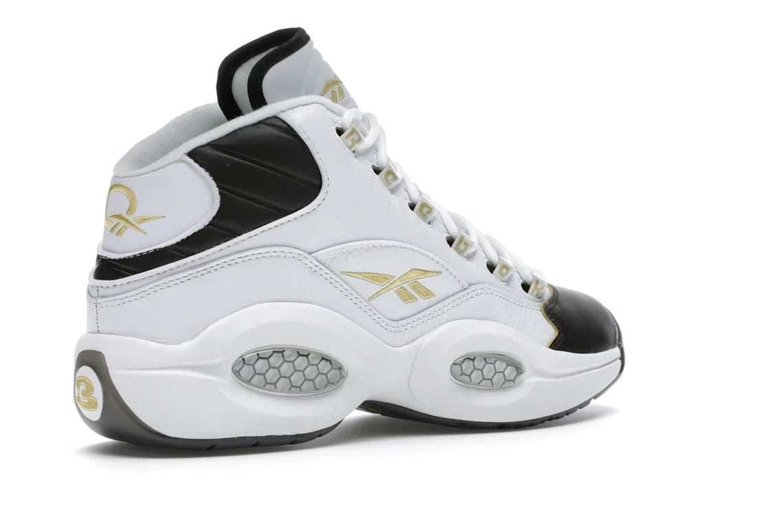 Reebok Question Mid Black Toe