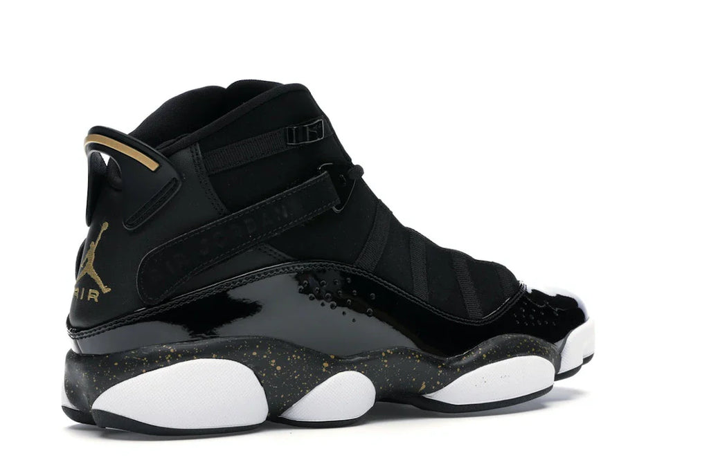 Jordan 6 Rings Schwarz Metallic Gold Weiß