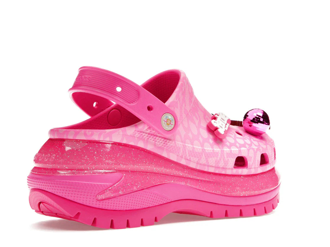 Crocs Classic Mega Crush Clog Barbie The Movie Electric Pink