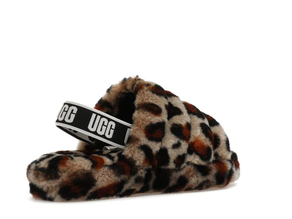 UGG Fluff Yeah Slide Leopard Amphora (Kinder)