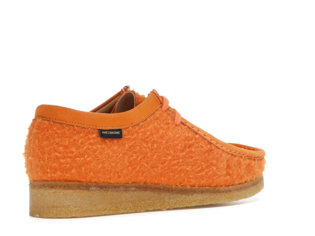Clarks Originals Wallabee Aime Leon Dore Orange Casentino Wool