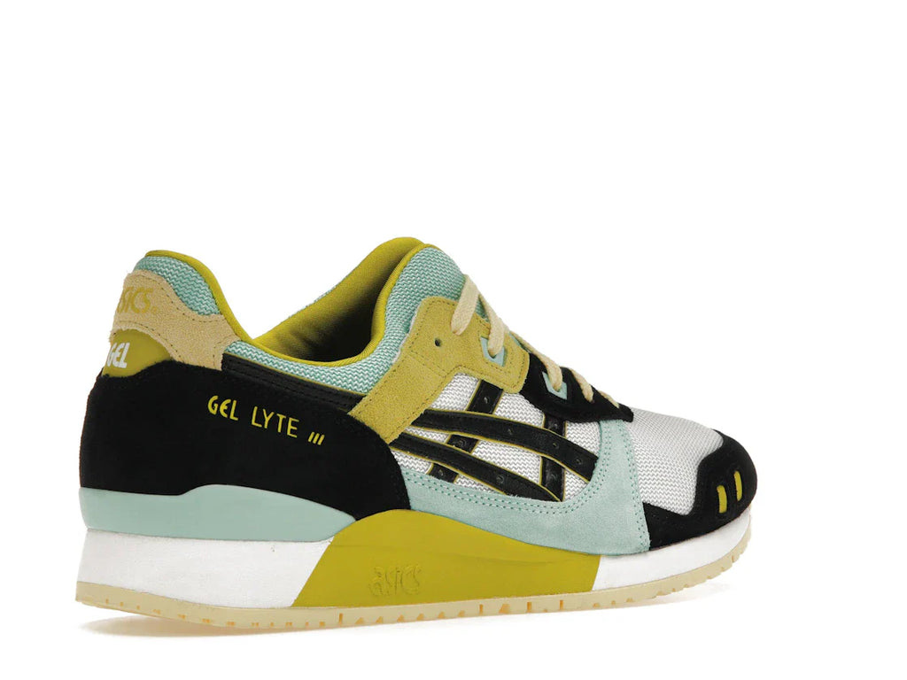ASICS Gel-Lyte III OG Weiß Schwarz Moosgrün Blau