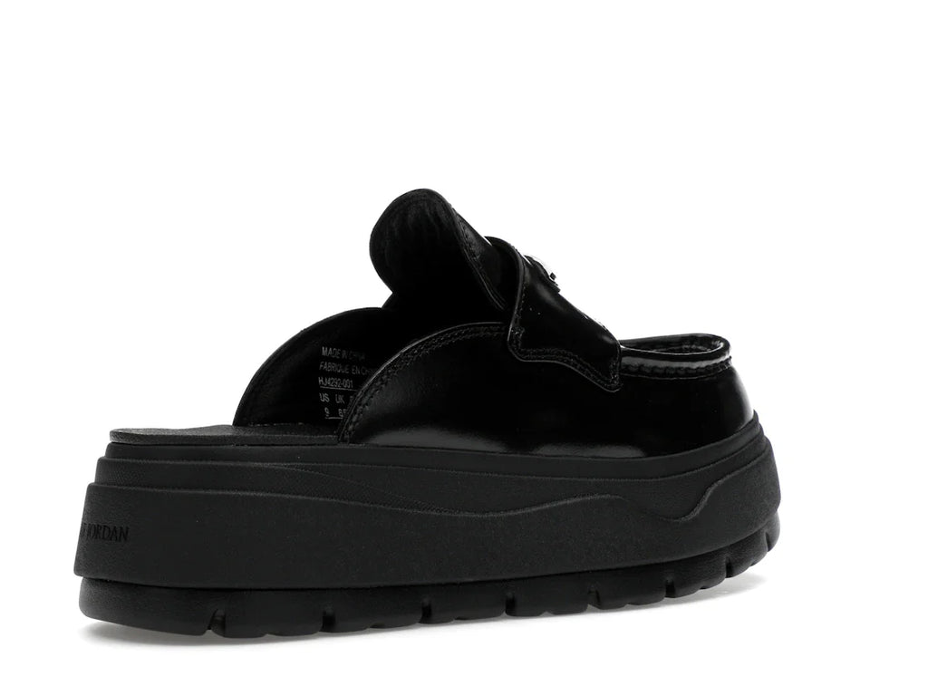 Jordan Mule Schwarz Metallic Silber (Damen)