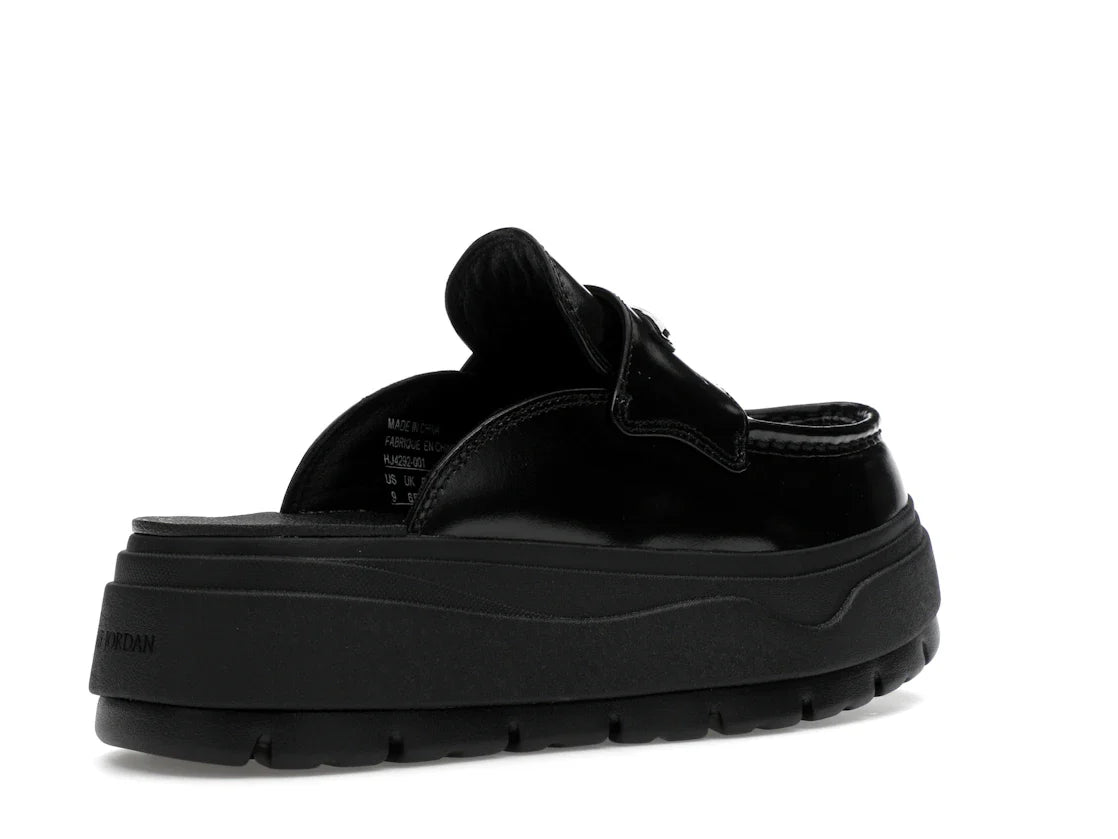 Jordan Mule Schwarz Metallic Silber (Damen)