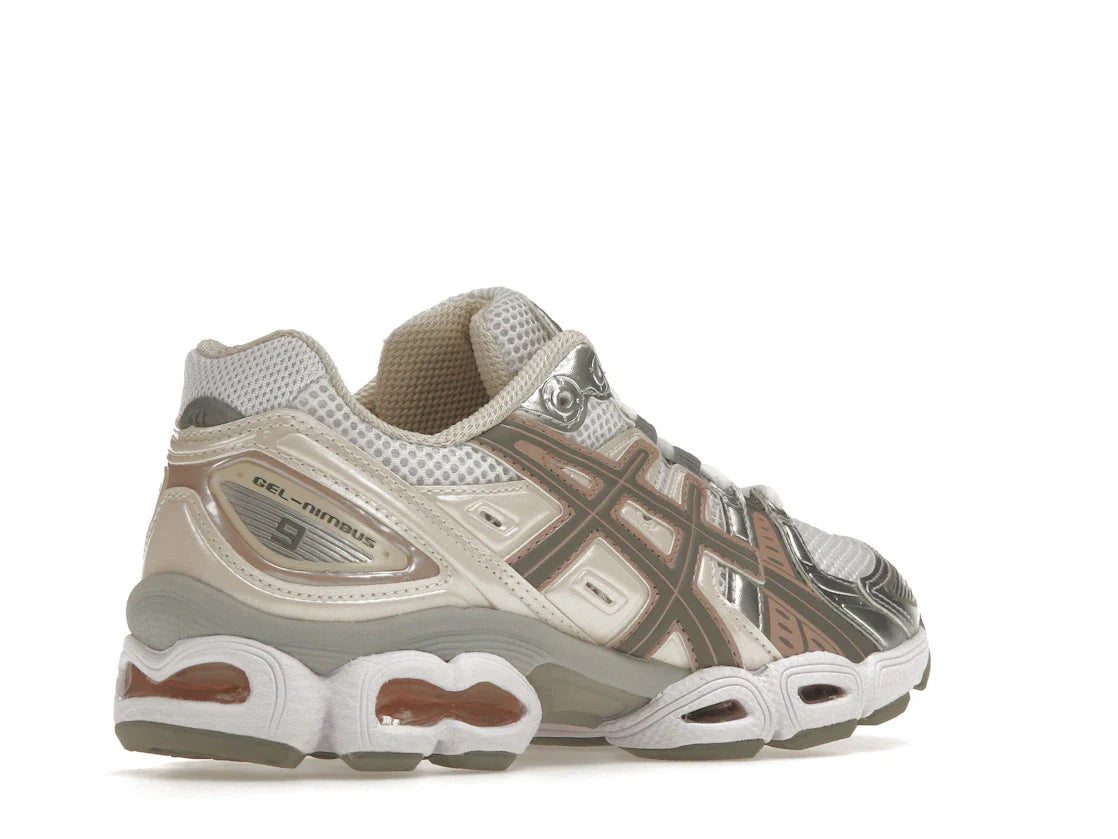 ASICS Gel-Nimbus 9 White Oatmeal (Damen)