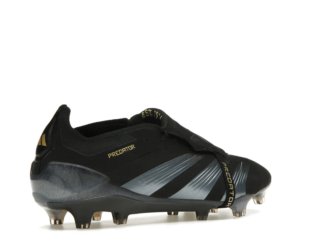 adidas Predator Elite Foldover Tongue FG Core Black Carbon Gold Metallic