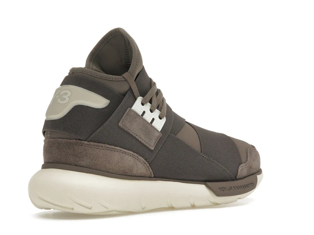 adidas Y-3 Qasa High Braun Creme Weiß