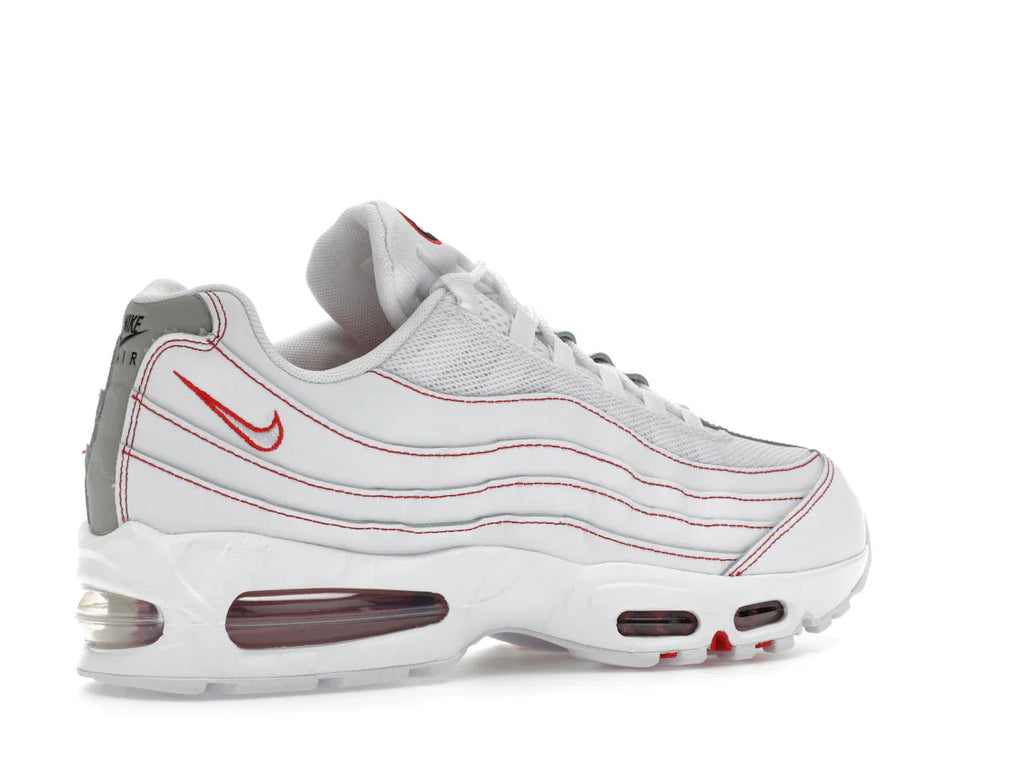 Nike Air Max 95 OG Big Bubble Weiß Universitätsrot
