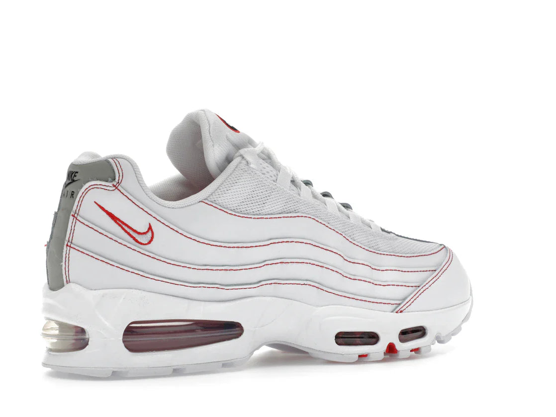 Nike Air Max 95 OG Big Bubble Weiß Universitätsrot