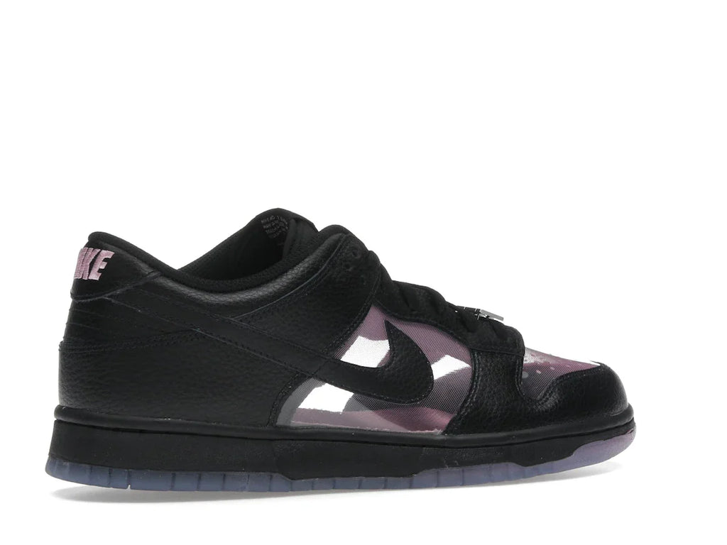 Nike Dunk Low Retro Transparent Schwarz Pink Rise