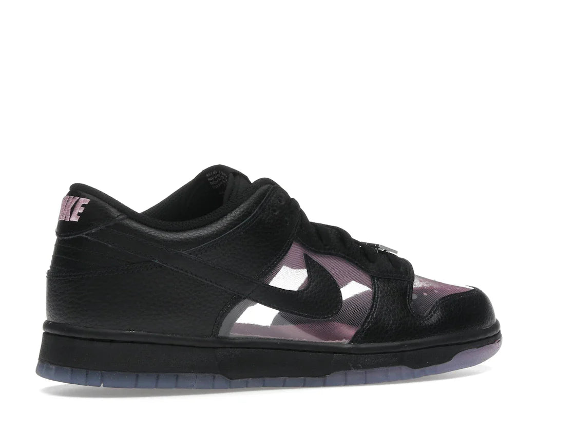 Nike Dunk Low Retro Transparent Schwarz Pink Rise