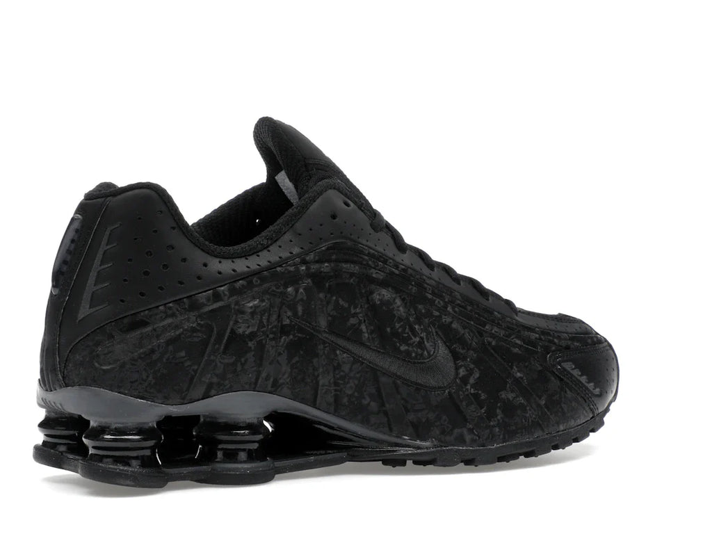 Nike Shox R4 Schwarz mit Blumenmuster (Damen)