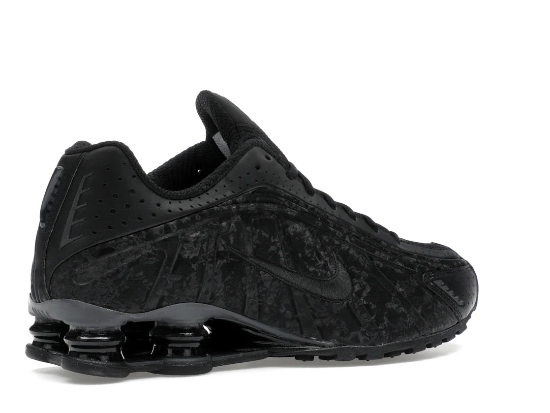Nike Shox R4 Schwarz mit Blumenmuster (Damen)