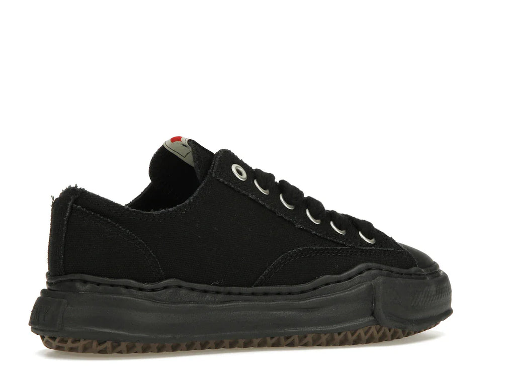 Maison Mihara Yasuhiro Peterson OG Sole Canvas Low Schwarz Schwarz