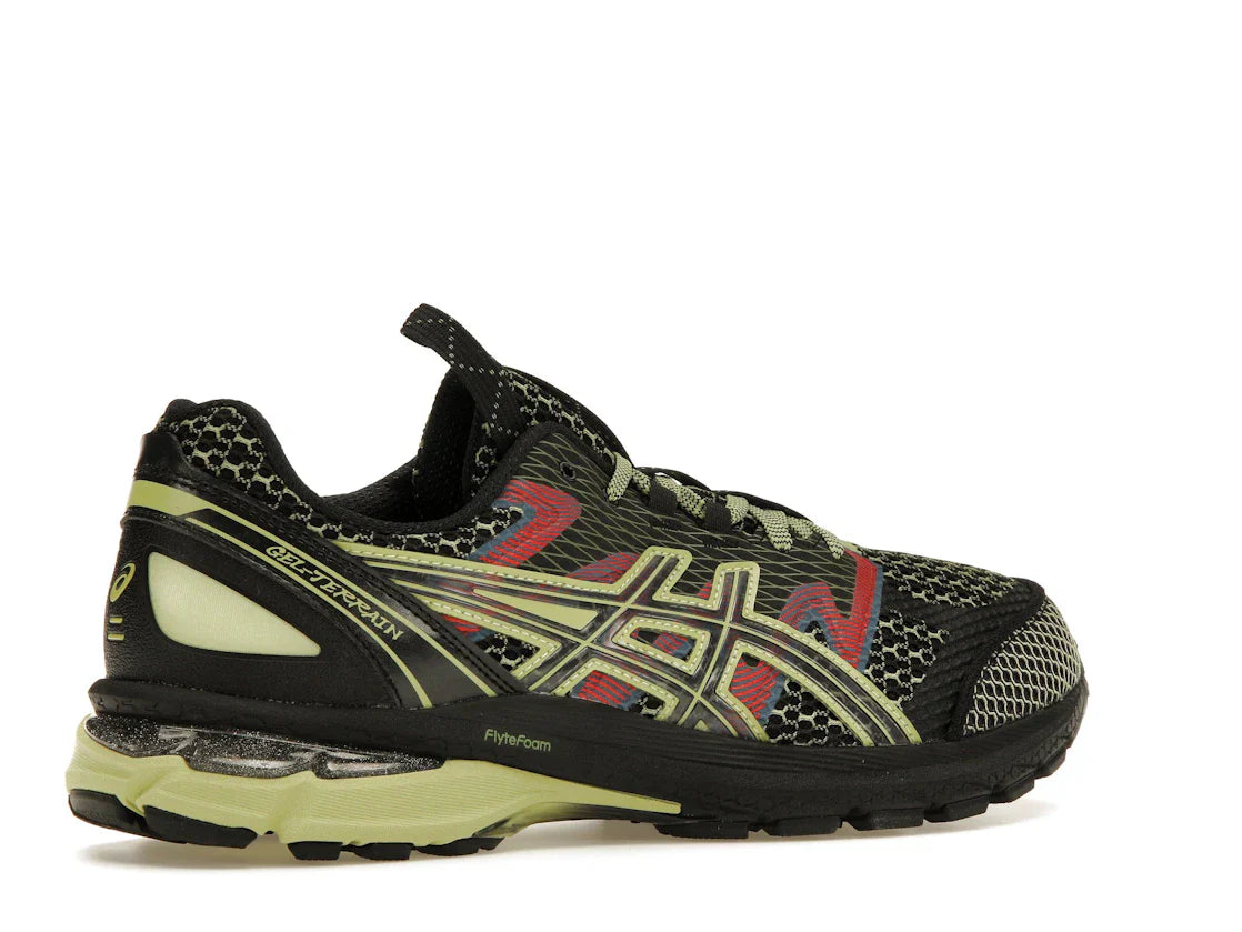 ASICS US4-S Gel-Terrain Kiko Kostadinov Schwarz Neon Limette