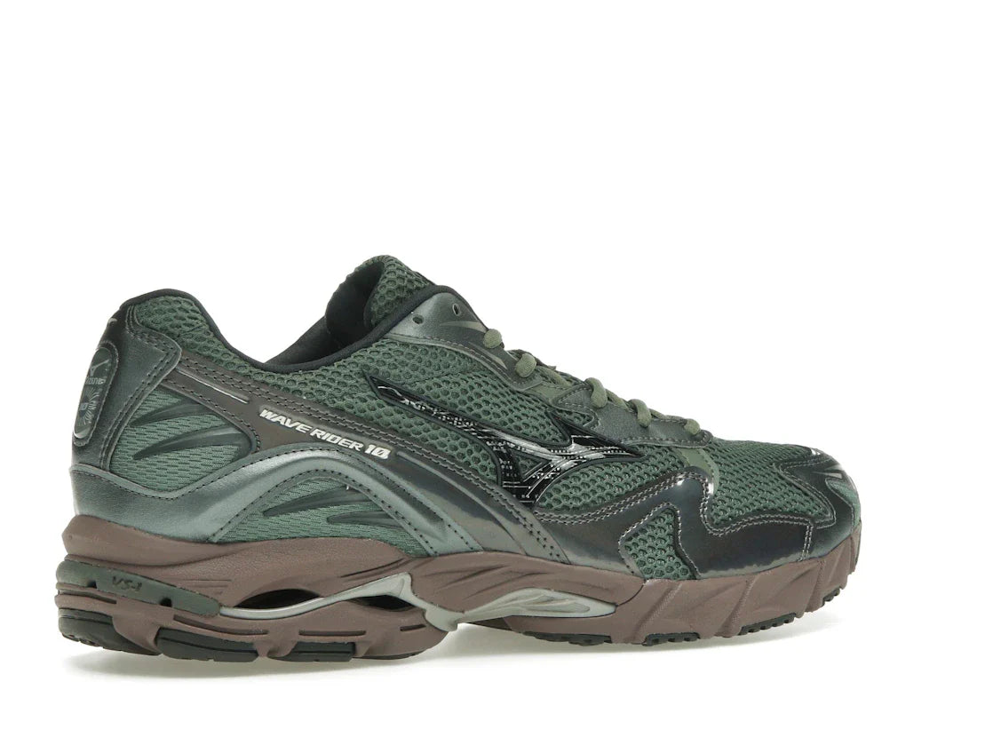 Mizuno Wave Rider 10 Agave Grün Schwarz
