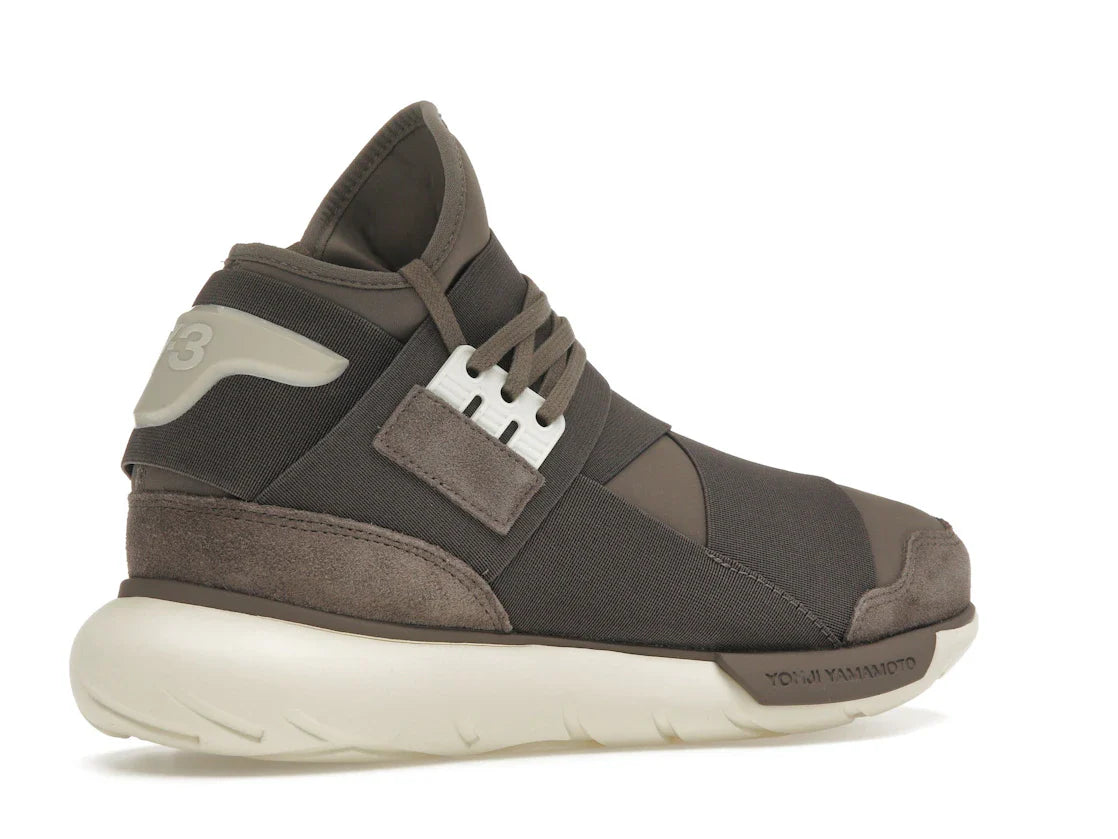adidas Y-3 Qasa High Braun Creme Weiß