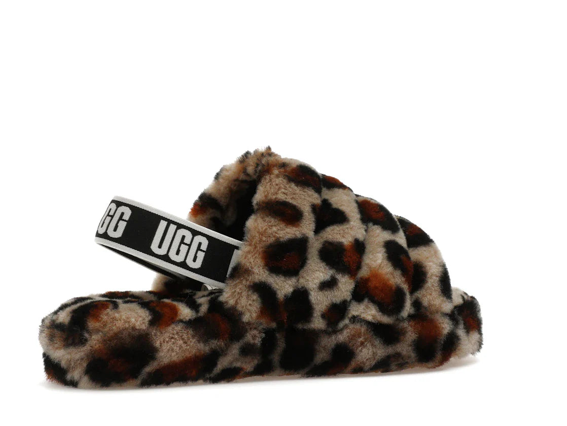 UGG Fluff Yeah Slide Leopard Amphora (Kinder)