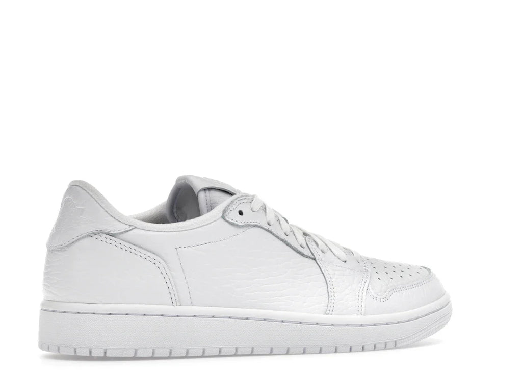 Jordan 1 Retro Low Swooshless Triple White (2025)