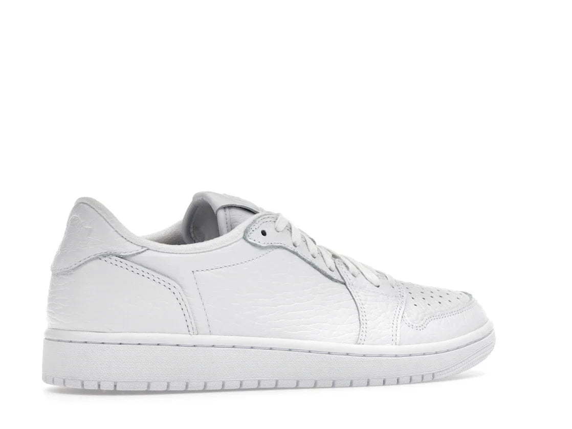 Jordan 1 Retro Low Swooshless Triple White (2025)