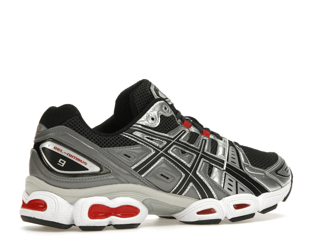 ASICS Gel-Nimbus 9 Graphitgrau Rot
