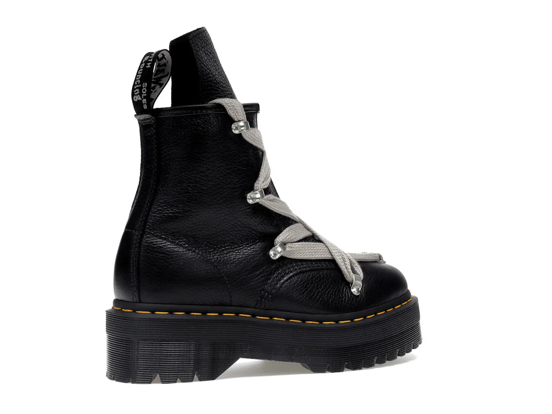Dr. Martens 1460 Quad Ledersohle Pentagramm Jumbo Schnürstiefel Rick Owens Schwarz