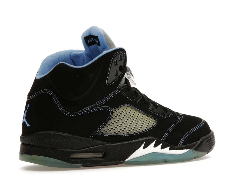 Jordan 5 Retro Schwarz/University Blue