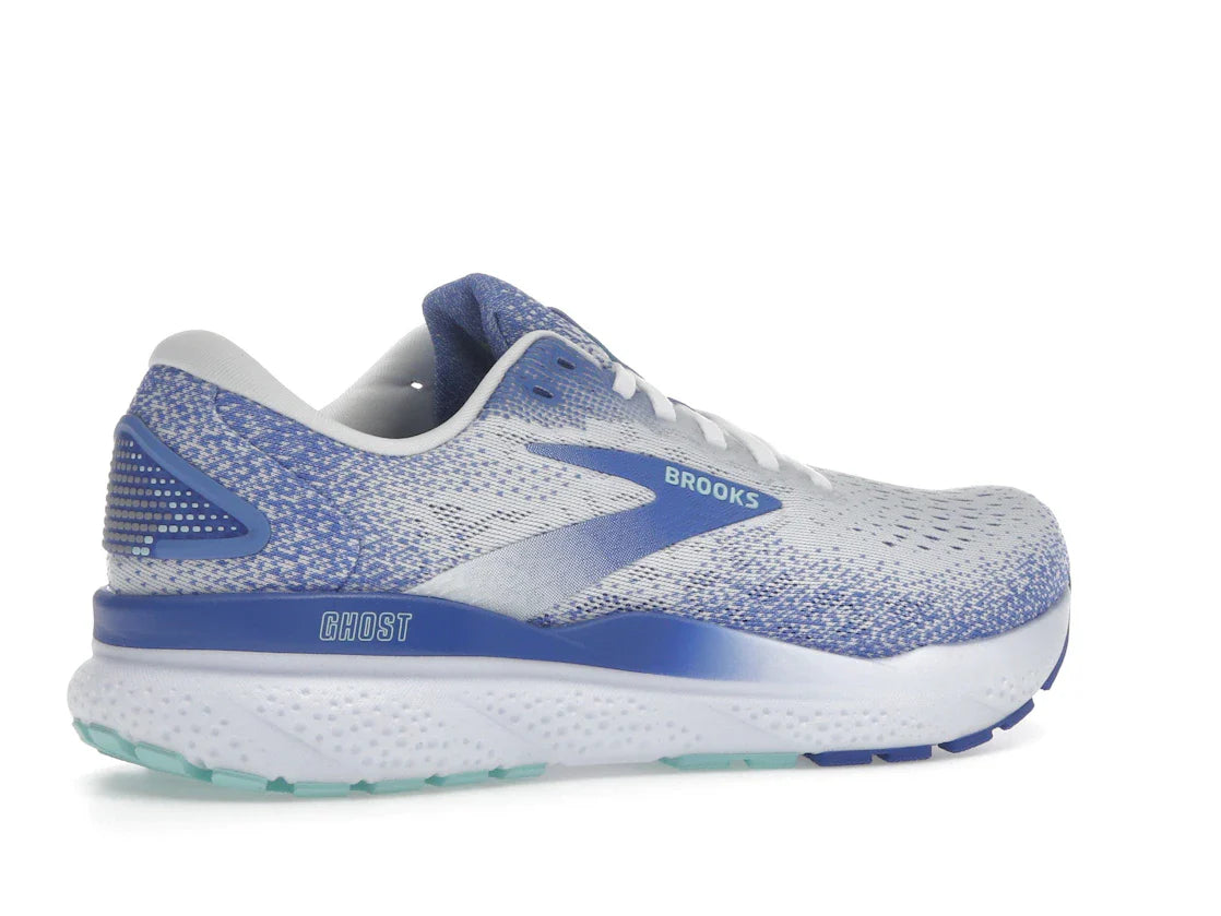 Brooks Ghost 16 White Amparo Blue Limpet Shell (Damen)