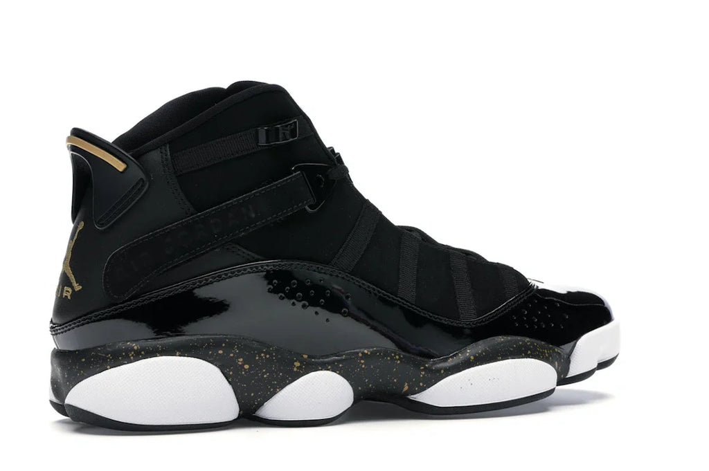 Jordan 6 Rings Schwarz Metallic Gold Weiß