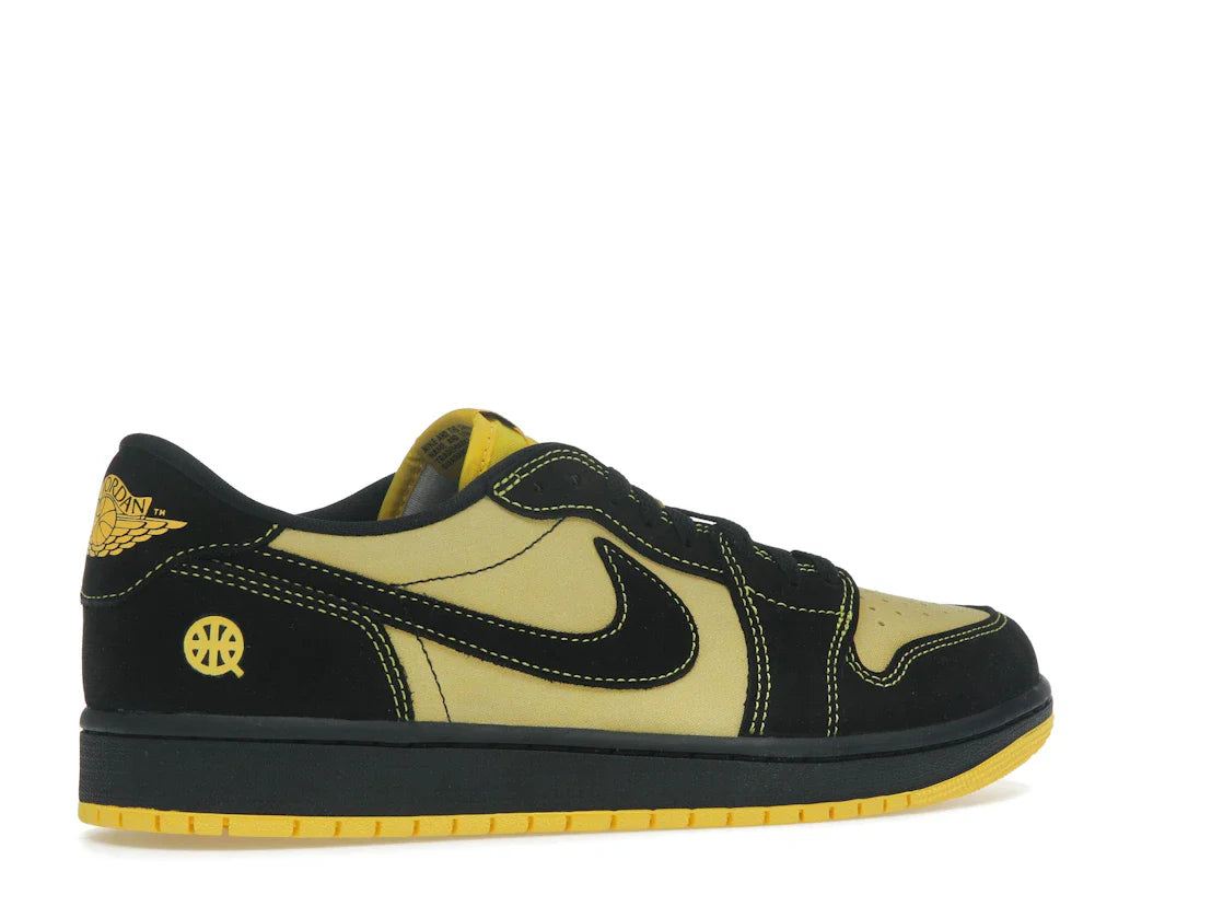 Jordan 1 Retro Low OG Quai 54 Schwarz Tour Gelb Rot