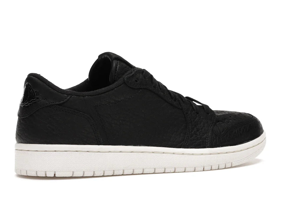 Jordan 1 Retro Low Swooshless Schwarz (2016)