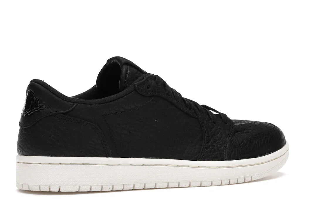 Jordan 1 Retro Low Swooshless Schwarz (2016)