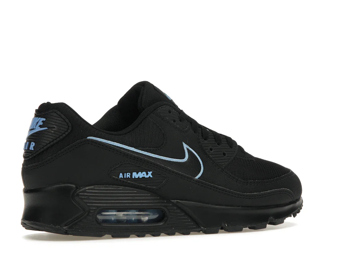 Nike Air Max 90 Schwarz Universitätsblau
