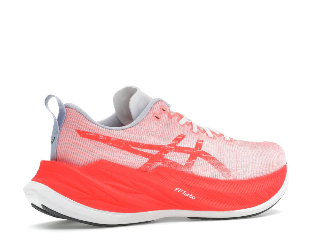 ASICS Superblast Weiß Sonnenaufgang Rot