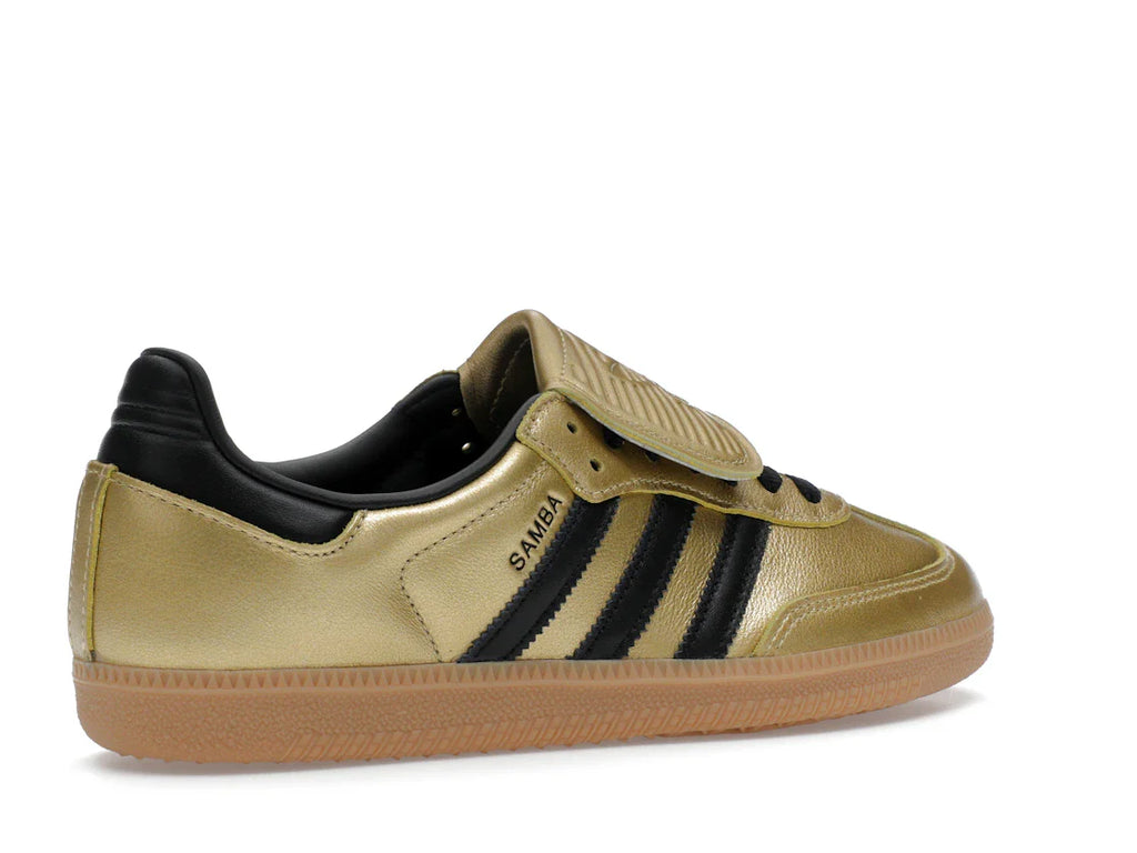 adidas Samba LT Gold Metallic Black Gum (Damen)