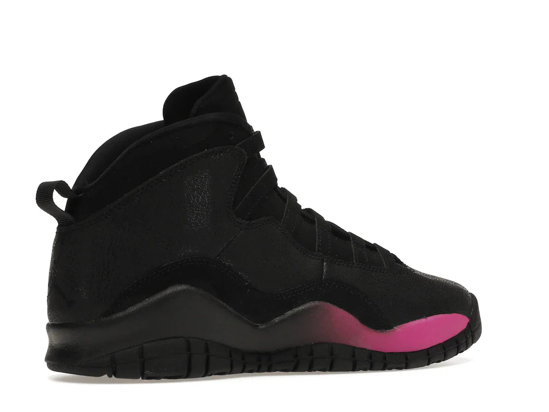 Jordan 10 Retro Schwarz Fuchsia Schwarz (GS)