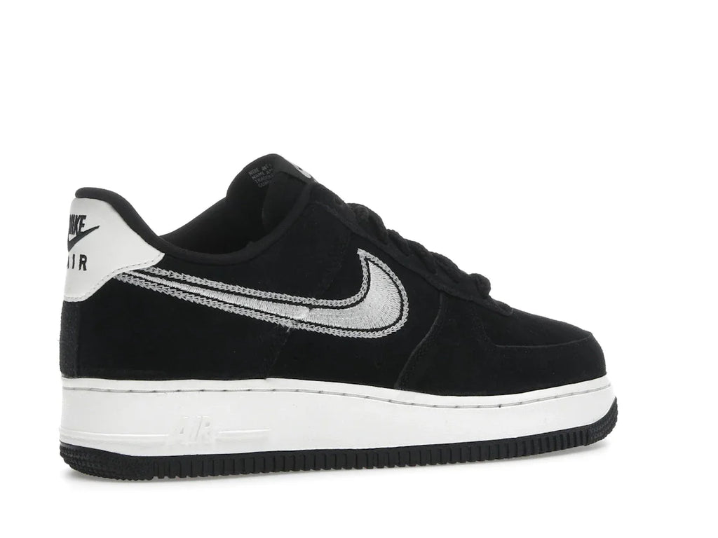 Nike Air Force 1 Low '07 LV8 Black Sail mit gesticktem Swoosh