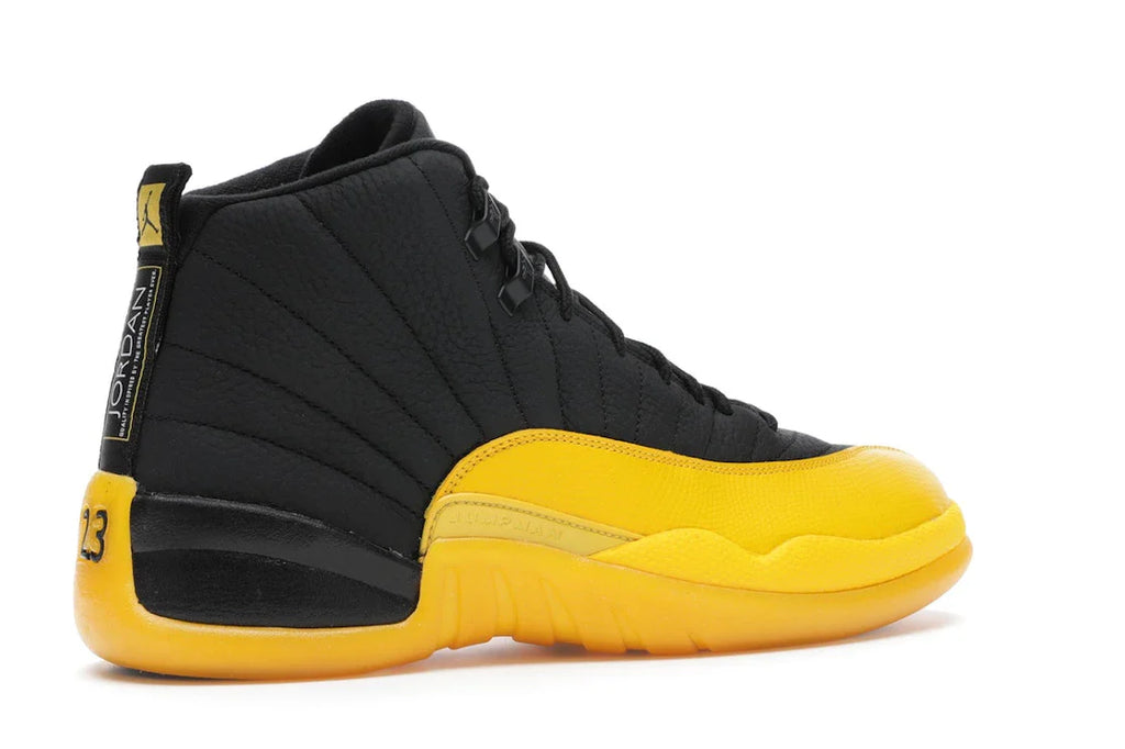 Jordan 12 Retro Schwarz Universitätsgold