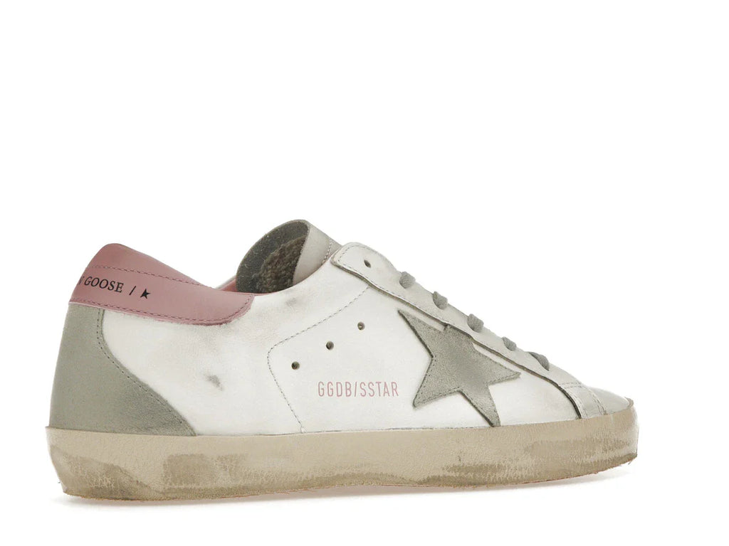 Golden Goose Super-Star Weiß Hellrosa (Damen)