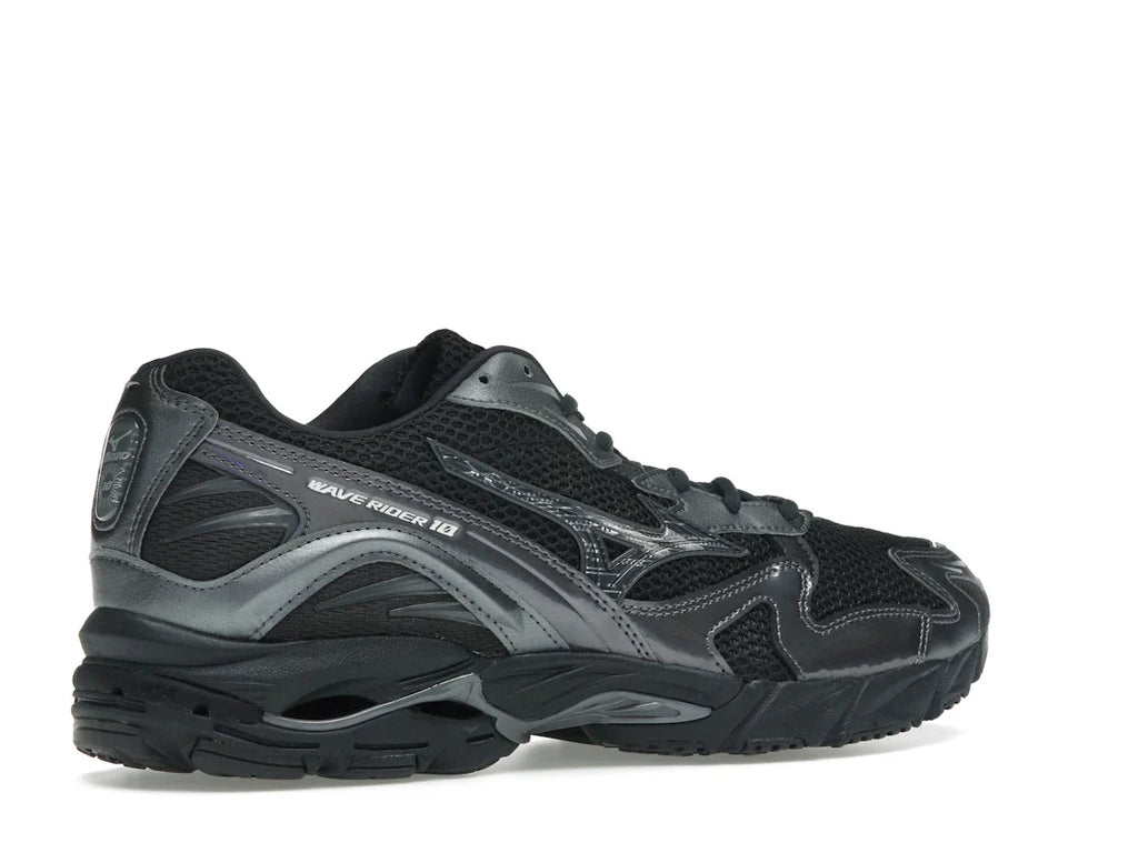Mizuno Wave Rider 10 Schwarz Sand Metallic Grau