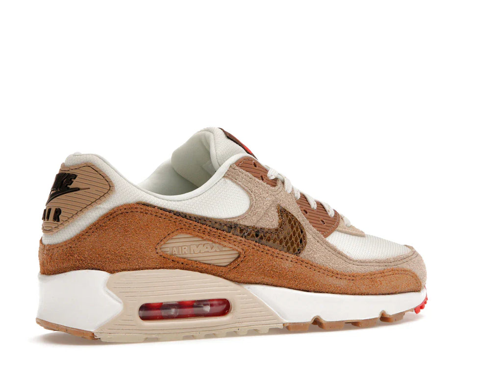 Nike Air Max 90 SE Pale Ivory Snakeskin Swoosh (Damen)