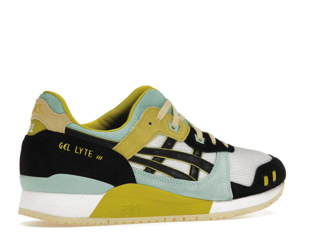 ASICS Gel-Lyte III OG Weiß Schwarz Moosgrün Blau