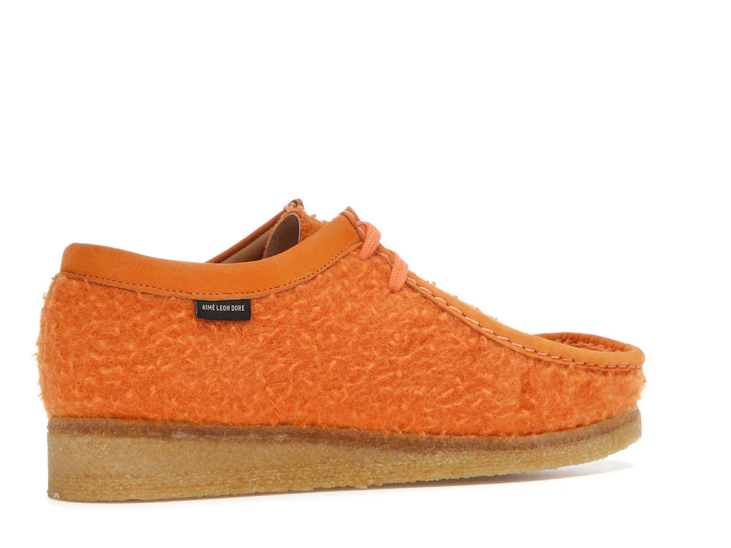 Clarks Originals Wallabee Aime Leon Dore Orange Casentino Wool