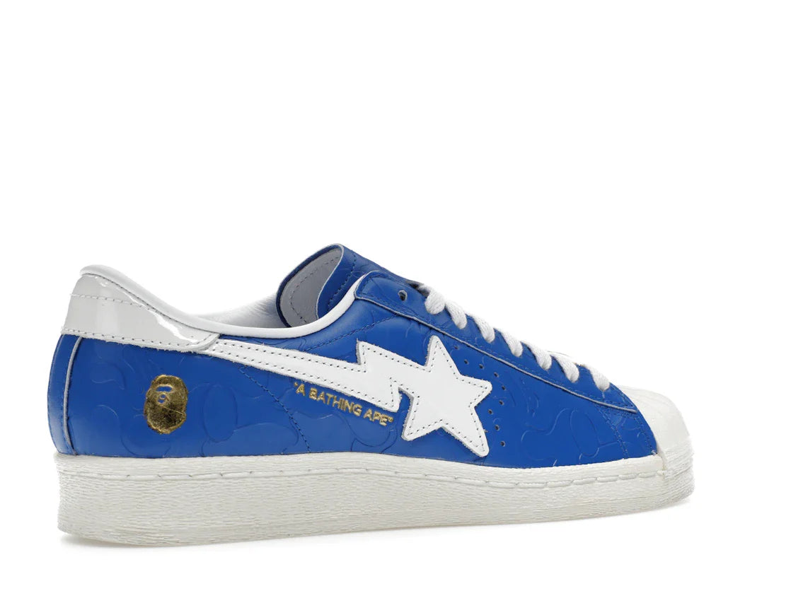 adidas Superstar Vintage Bape Blau Weiß
