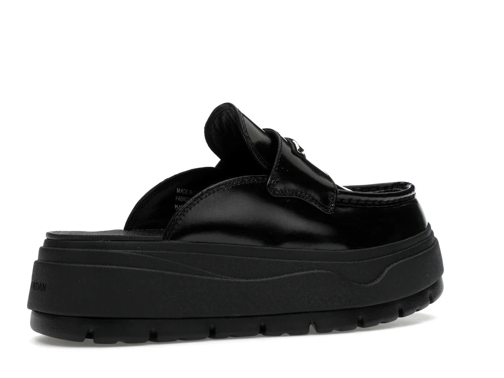 Jordan Mule Schwarz Metallic Silber (Damen)